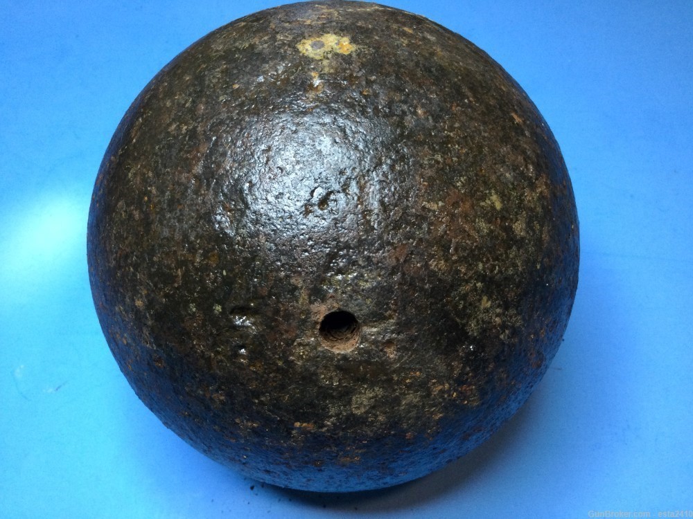 Civil War Federal 24LB Bormann Cannonball (shell) -img-2