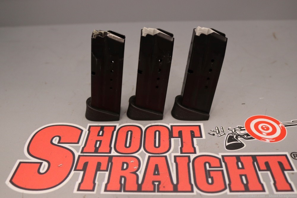 Lot O' Three (3) Smith & Wesson M&P9C 12rd 9mm Magazines (OEM)-img-0