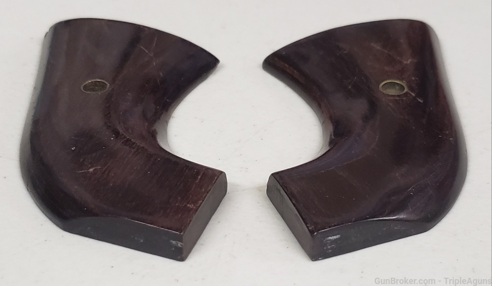 Unknown single action revolver wood grips-img-2