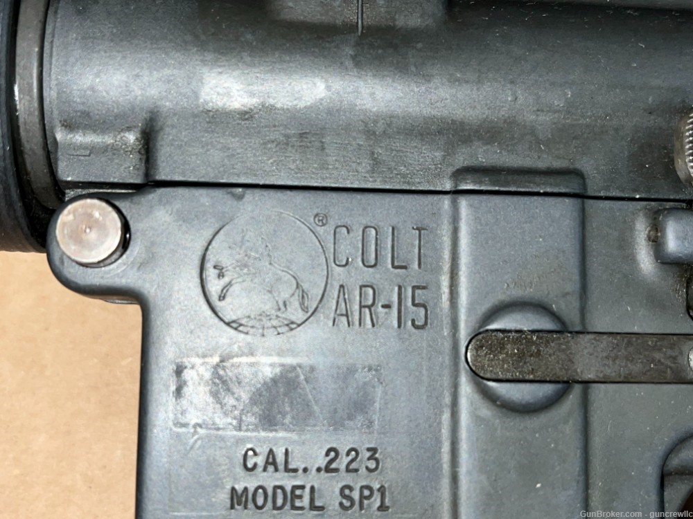 Vintage PREBAN SP-1 Colt Mfg SP1 A1 AR15 PRE-BAN 223 Vietnam Era Layaway-img-23