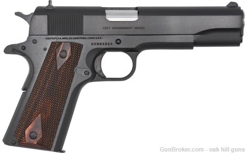 Colt 1911 Classic Government .45 acp Blue Rosewood 5" O1911C *NEW*-img-1