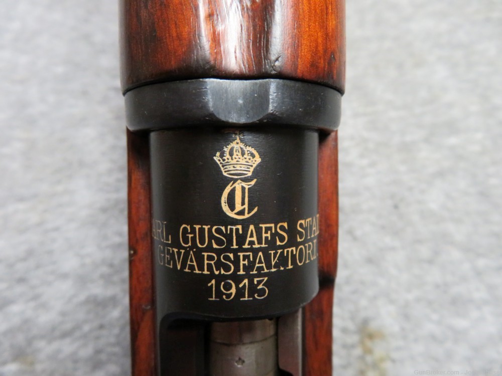 SWEDISH MODEL 1896 MAUSER RIFLE-CARL GUSTAFS 1913-MATCHING-EXCELLENT-img-6