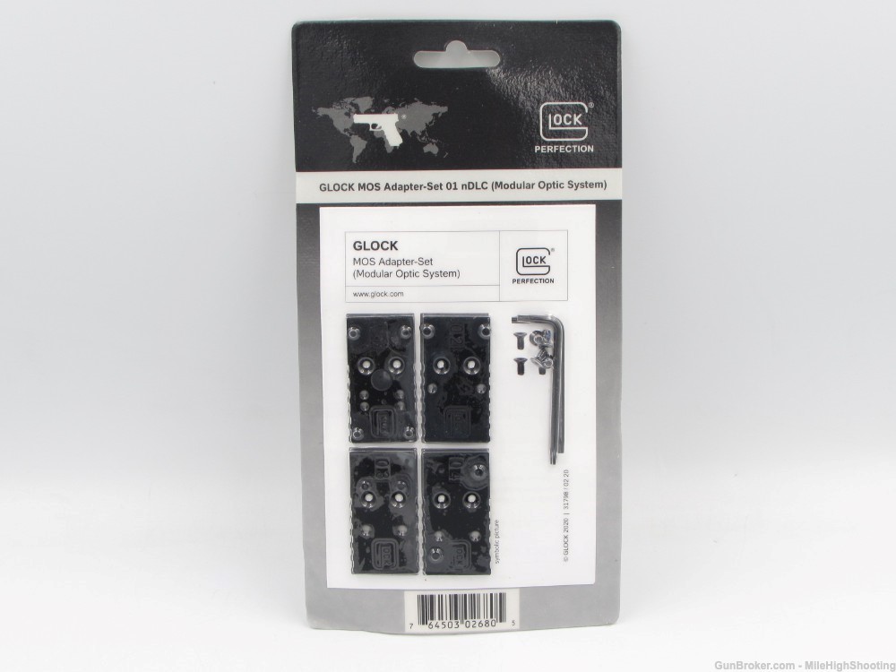 Glock MOS Adapter-Set 01 nDLC (Moduler Optic System) M.O.S.-img-0