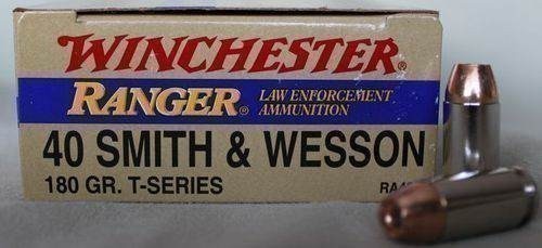500rds Winchester Ranger™ LE Talon RA40T .40 S&W JHP 180 grains T series-img-2