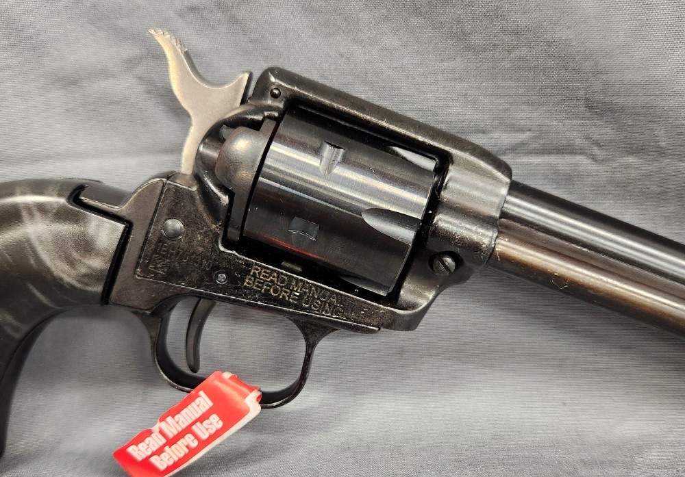 Heritage Rough Rider 22LR revolver 6.5" with black pearl grips new-img-2