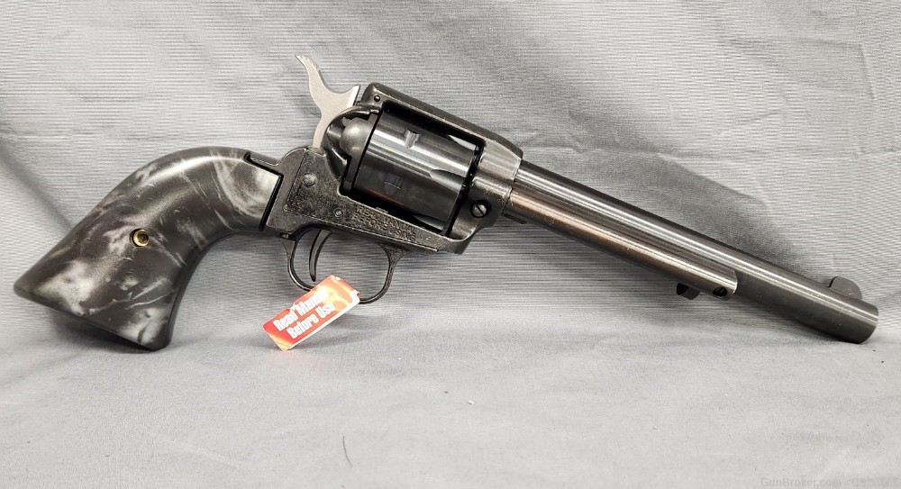 Heritage Rough Rider 22LR revolver 6.5" with black pearl grips new-img-0