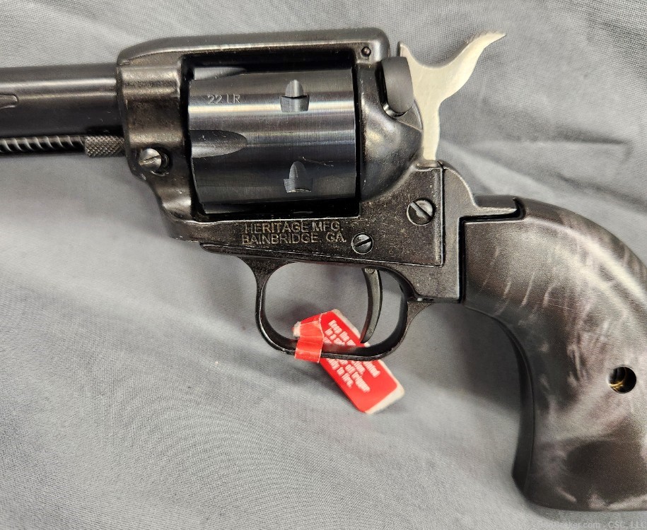Heritage Rough Rider 22LR revolver 6.5" with black pearl grips new-img-10