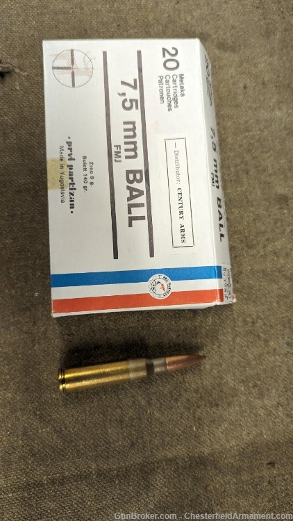 Prvi Partizan/PPU 7.5x54mm French MAS FMJ *Lot of 100 rounds*-img-3