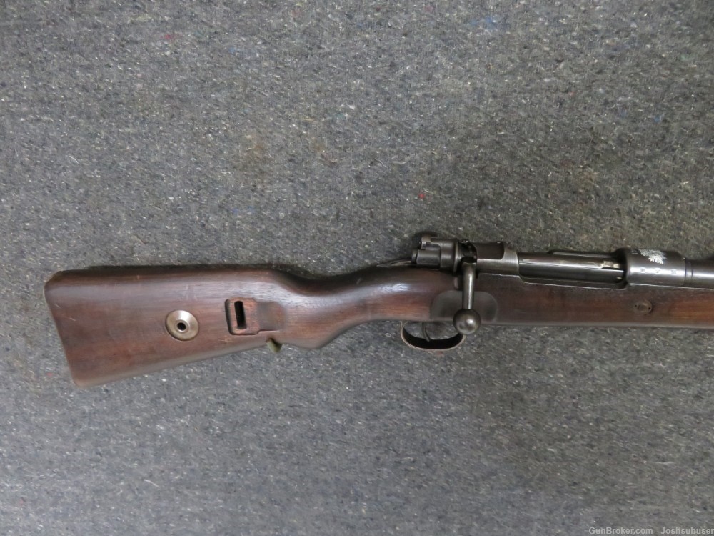 WWII PORTUGUESE MODEL 1941 M/941 MAUSER RIFLE-NICE CREST-img-1