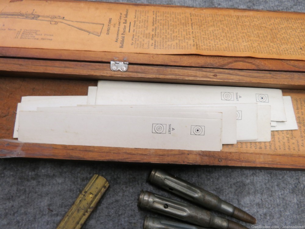 WWI US MILITARY HOLLIFIELD “DOTTER” PRACTICE TARGET ROD KIT-img-9