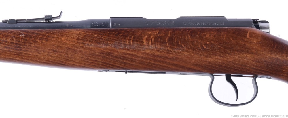 Czech Made CZ 513 .22 LR Bolt Action Rifle 20.9" w/No Magazine- Used (TD)-img-2