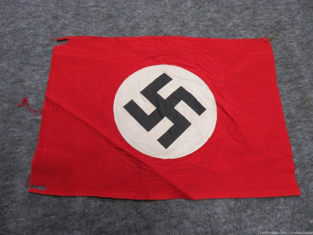 WWII GERMAN NSDAP / NATIONAL FLAG-NICE DISPLAY SIZE-img-4