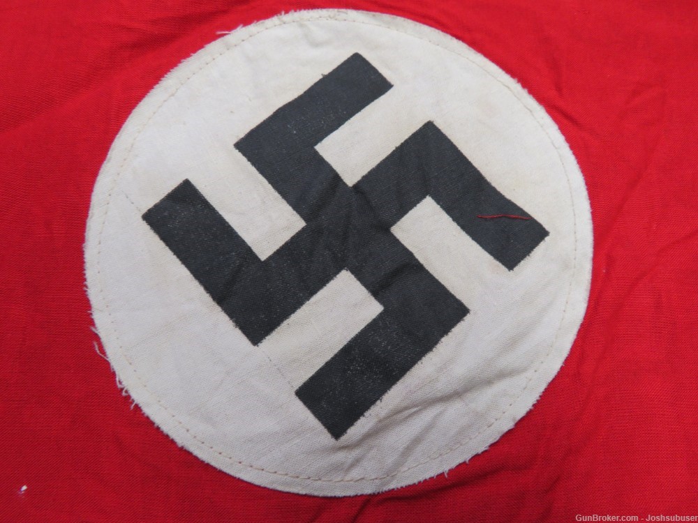 WWII GERMAN NSDAP / NATIONAL FLAG-NICE DISPLAY SIZE-img-1