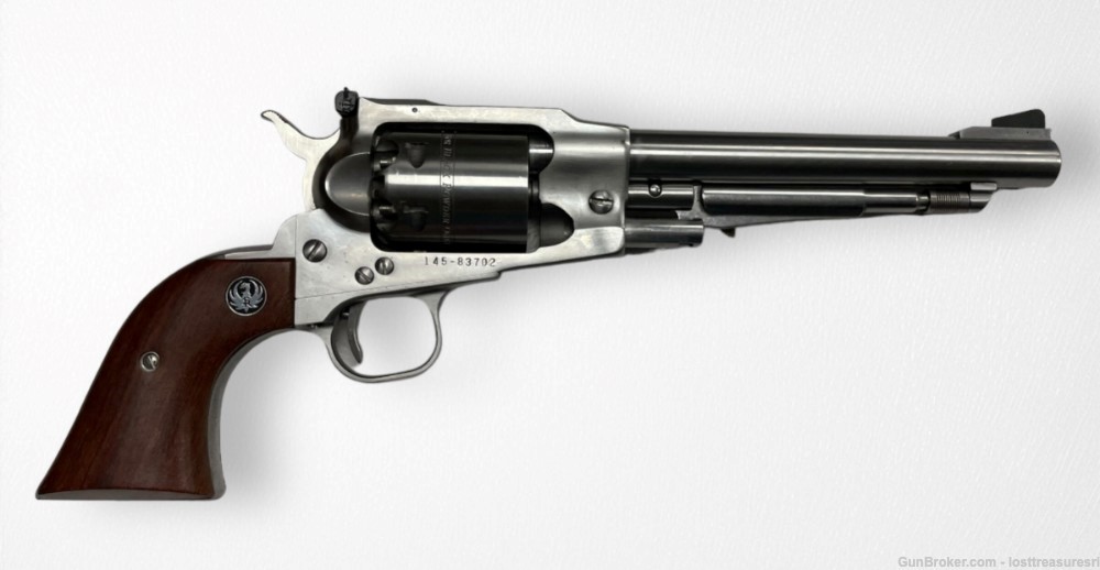 Ruger Stainless Steel Old Army 44 CAL Black Powder Revolver-img-7