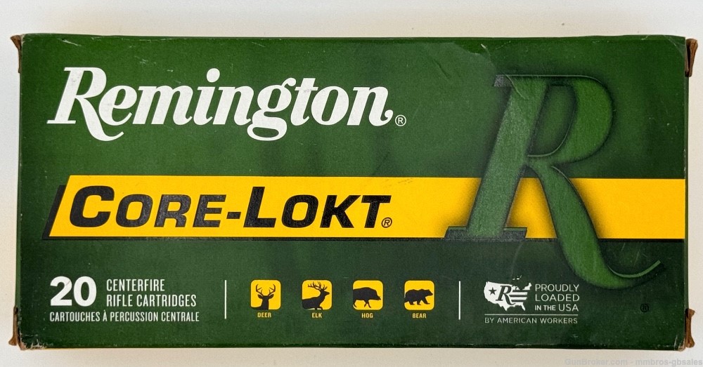 Remington Ammunition 29475 444 Marlin 240 GR Soft Point Core Lokt - 20 RDS-img-1