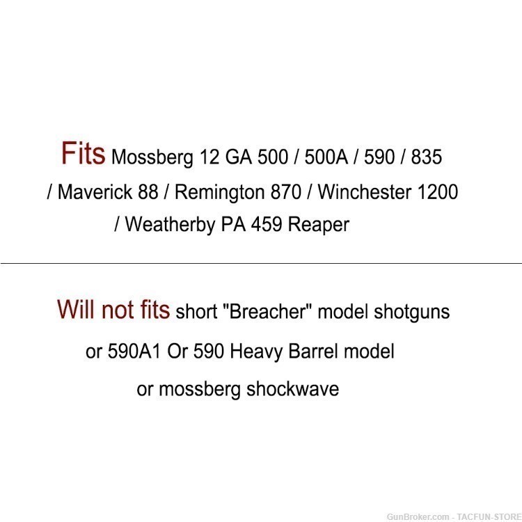 Heat Shield For Mossberg 12 GA 500 / 500A / 590 / 835 / Maverick 88 etc-img-1