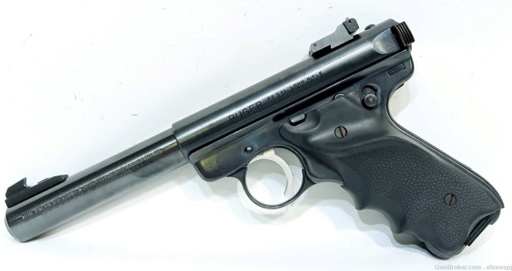 Ruger Mark II .22LR Semi-Auto Target Pistol (7", blued, heavy barrel)-img-1