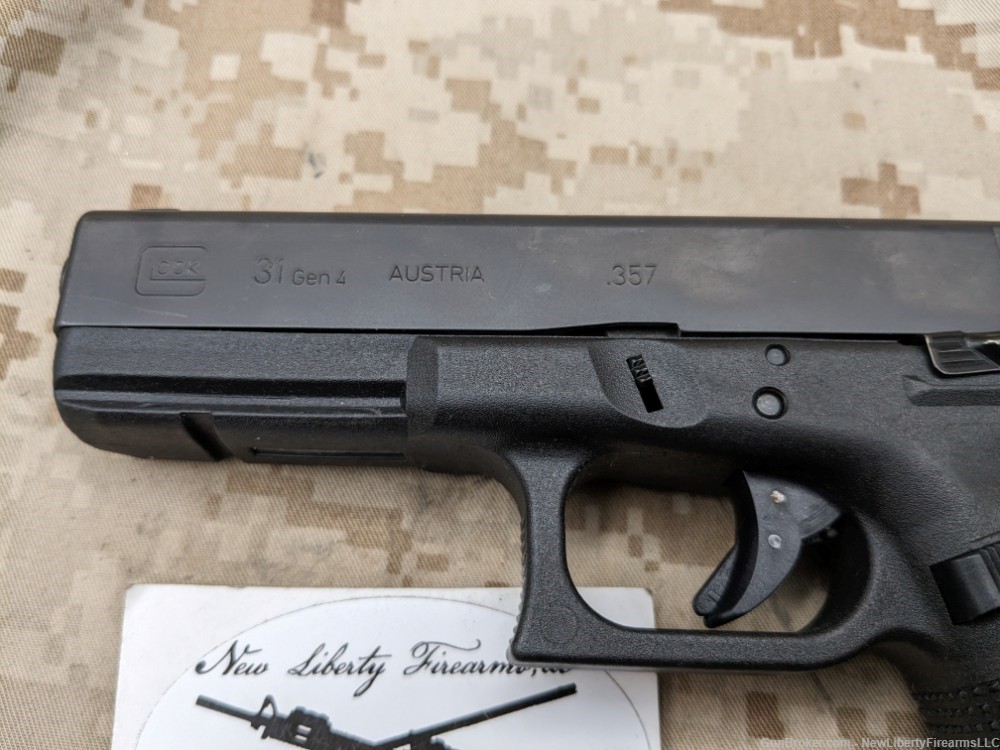 Glock 31 Gen 4 Pistol .357 Sig G31 Austria 1-15rd Mag USED Ameriglo NS-img-3
