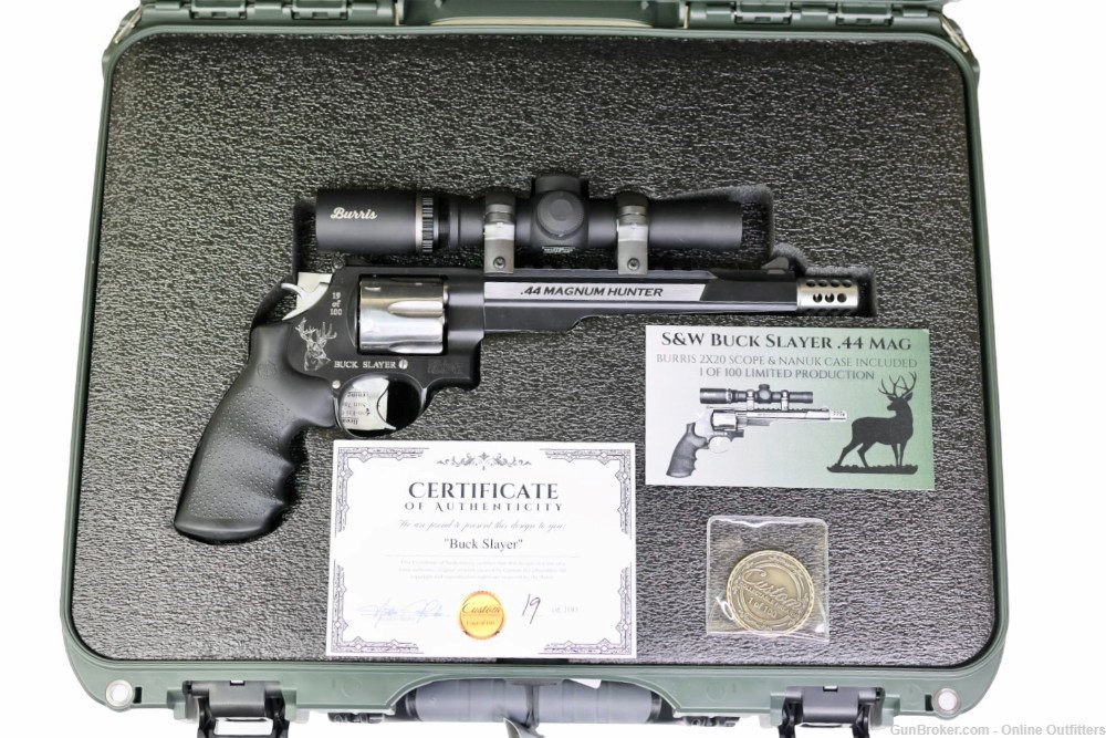 Custom Smith & Wesson 629 PC Buck Slayer 44 Mag 7.5" Scope Combo #11 of 100-img-8