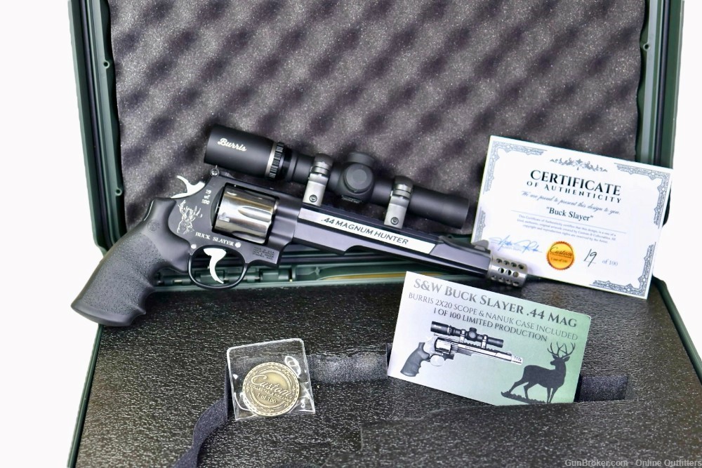 Custom Smith & Wesson 629 PC Buck Slayer 44 Mag 7.5" Scope Combo #2 of 100-img-0