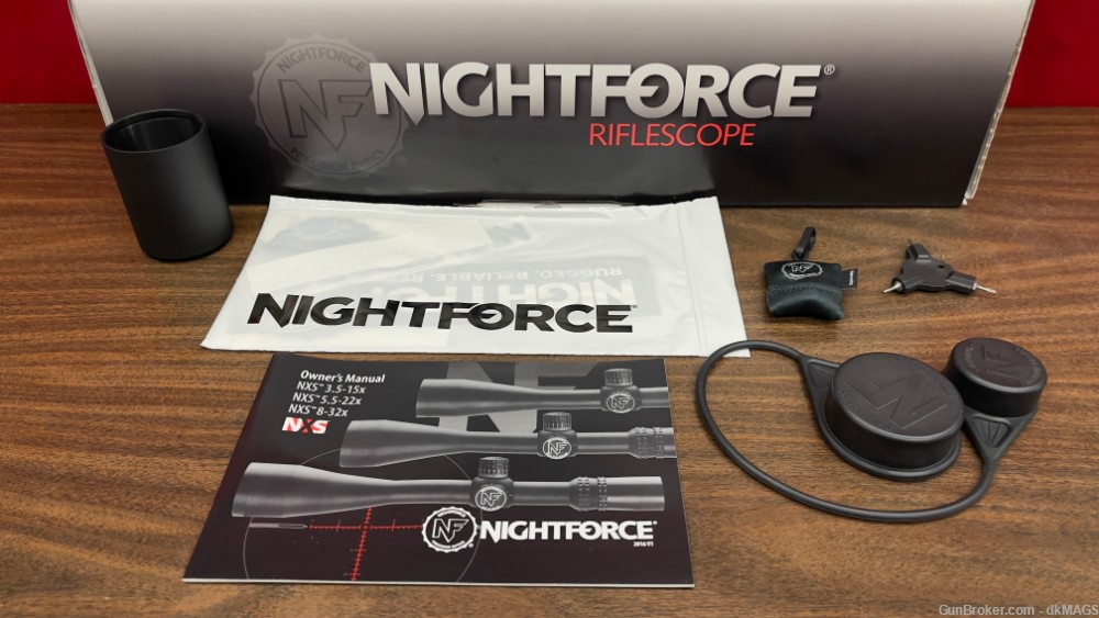 NightForce C429 NXS 3.5-15x50 F2 MOAR .25 MOA Rifle Optic Scope-img-14