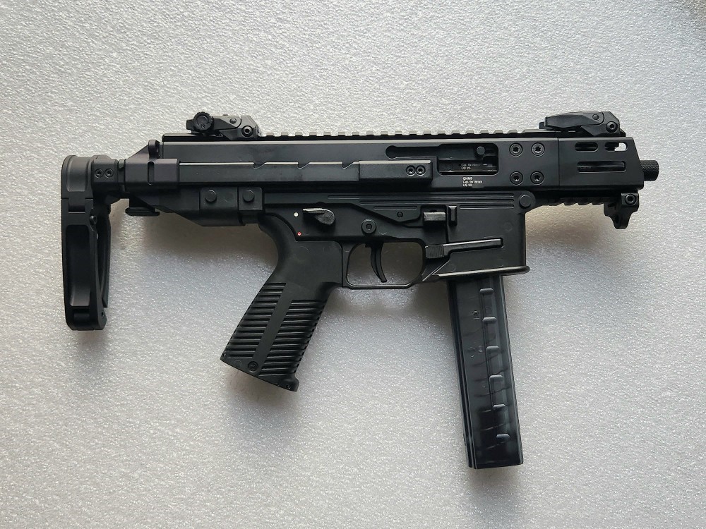 B&T GHM9 Gen 2 Compact Pistol 9mm 4.3" GHM9C w/ Telescoping Brace Mod 1C-img-1