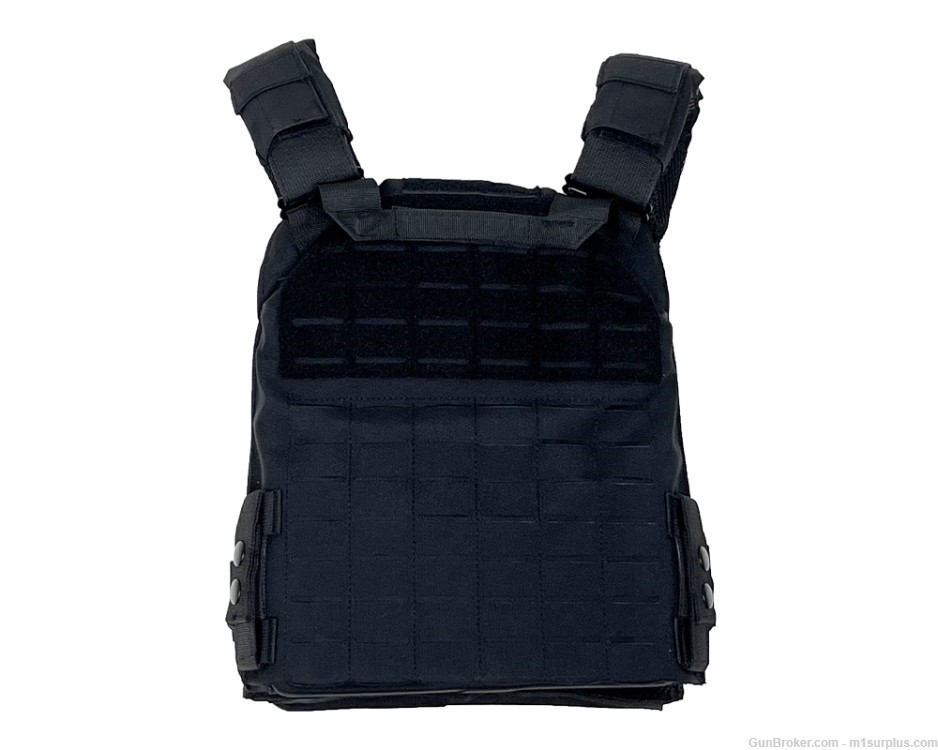 VISM Laser Cut MOLLE Plate Carrier Vest w/ Mag Pouches for 5.56 AR15 M4-img-1
