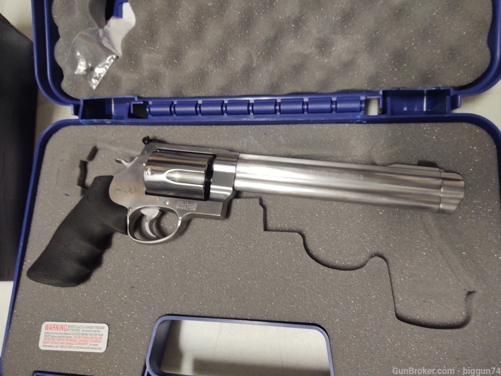 NIB S&W Smith & Wesson SW 500 8.4" SS 5 Round 163500 Compensated-img-2