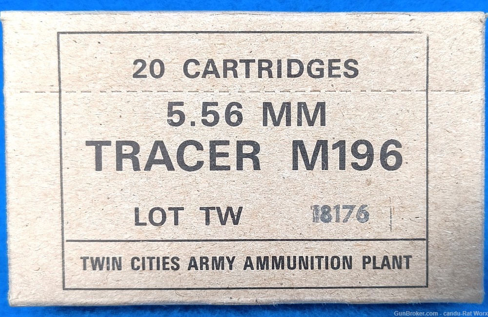 M196 Tracer 5.56mm Ammo -img-1