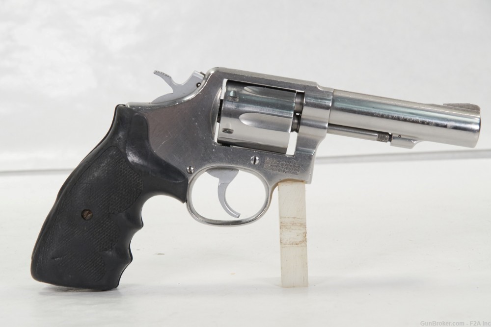 Smith and Wesson Model 64-2, .38spl, S&W Model 64, 4", Stainless Steel-img-0