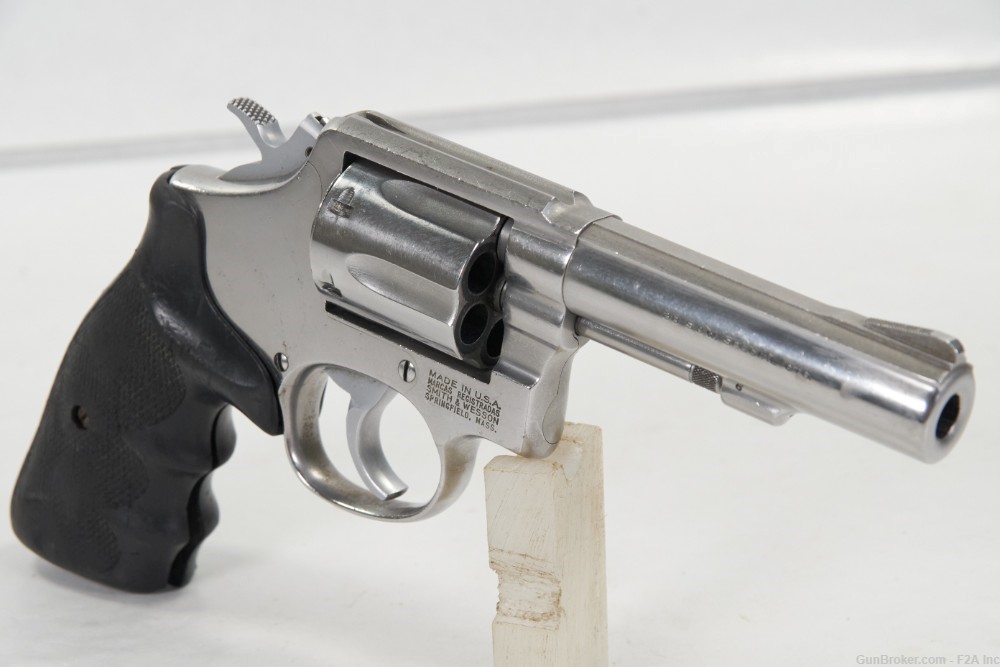 Smith and Wesson Model 64-2, .38spl, S&W Model 64, 4", Stainless Steel-img-2