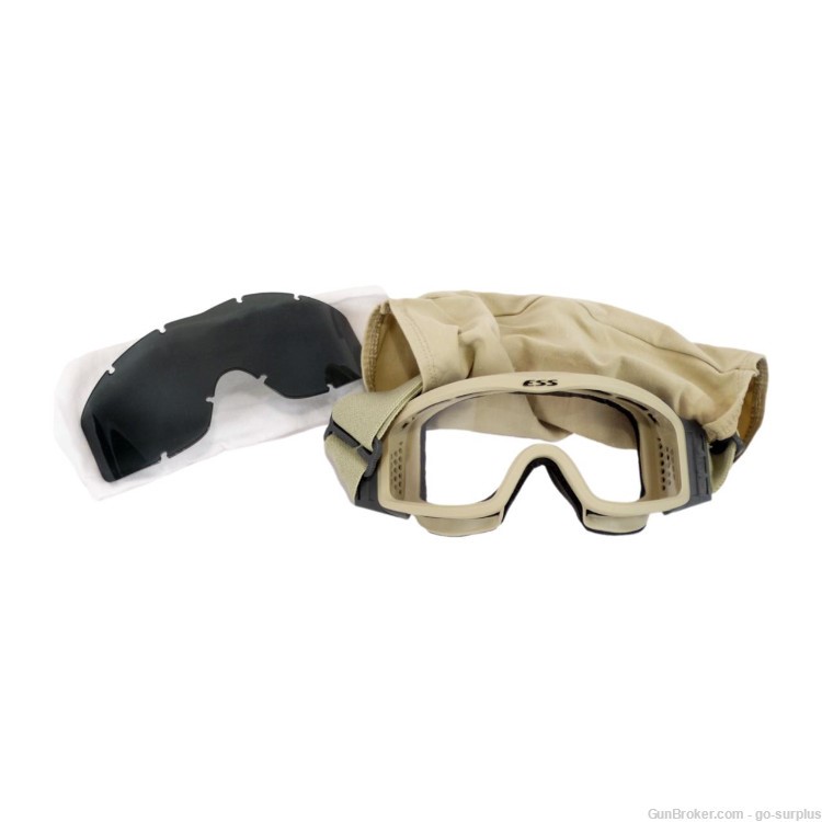 ESS Profile Night Vision Compatible Goggles 740-0126 TAN-img-1