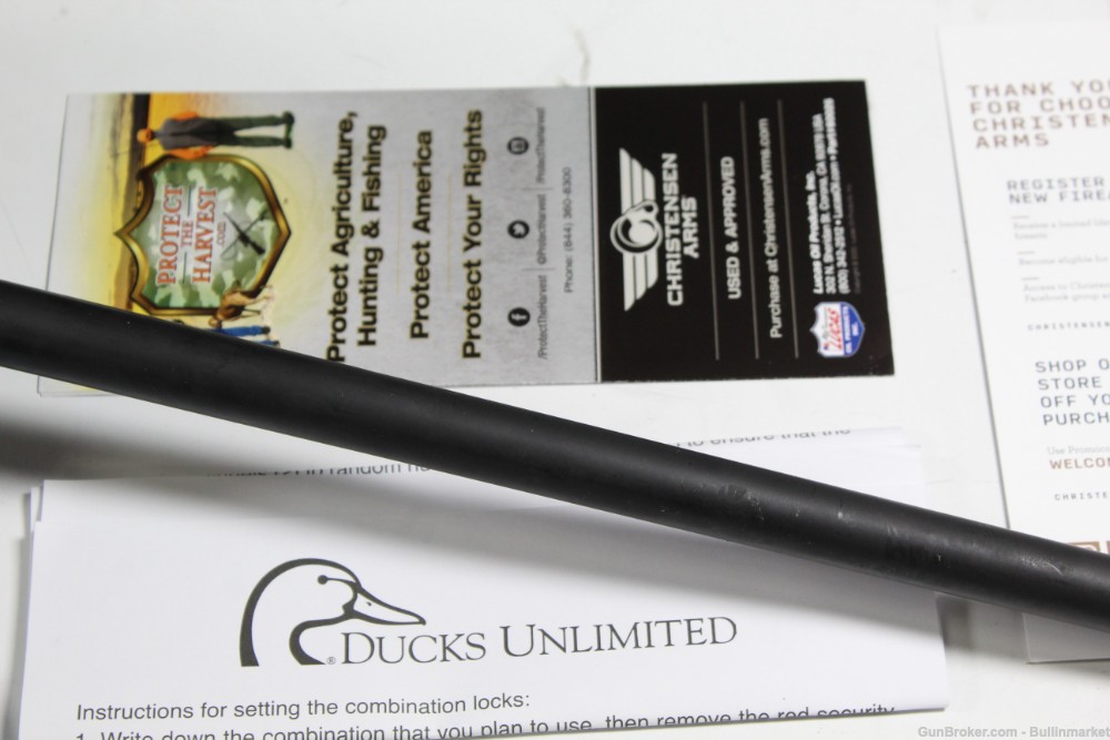 Ducks Unlimited Christensen Mesa Model 14 300 Win Mag w/ Case and Scope-img-8