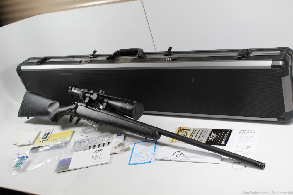 Ducks Unlimited Christensen Mesa Model 14 300 Win Mag w/ Case and Scope-img-0