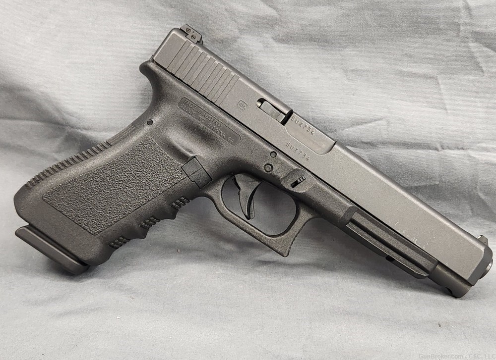 Glock 34 Gen 3 pistol 9mm with box and 2 mags-img-0