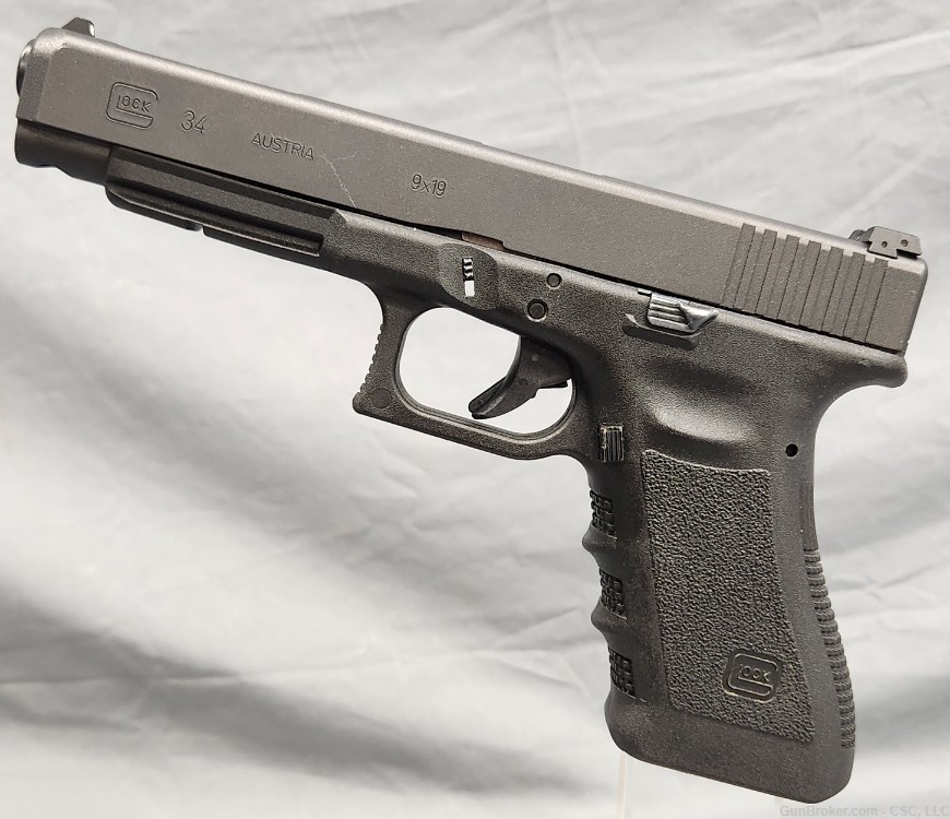 Glock 34 Gen 3 pistol 9mm with box and 2 mags-img-9