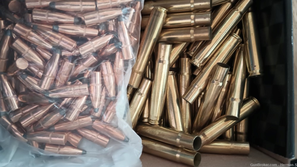 35 Whelen Brass Used  & Bullets -Nos-img-3