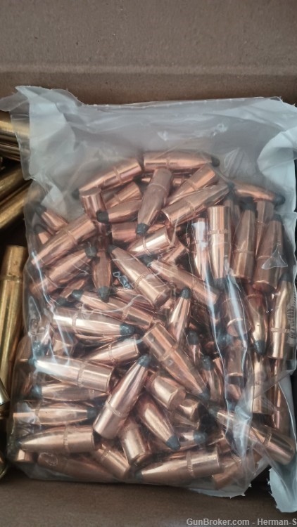 35 Whelen Brass Used  & Bullets -Nos-img-1