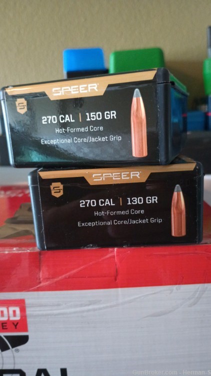 270 Cal .277 Speer Hot-Cor Bullets 200 pcs-img-0