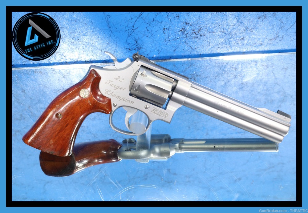 SMITH & WESSON 617 22LR TARGET CHAMPION MADE FOR EUROPE 3T'S -img-0