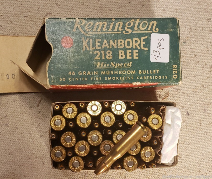 Western Super X 218 Bee Ammunition Remington 120Rnds 3 Bxs HP Ammo Mushroom-img-6