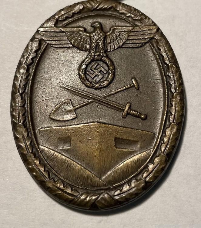  W.W. II. German Eastern Medal, “West Wall” Medal, Complete-img-1