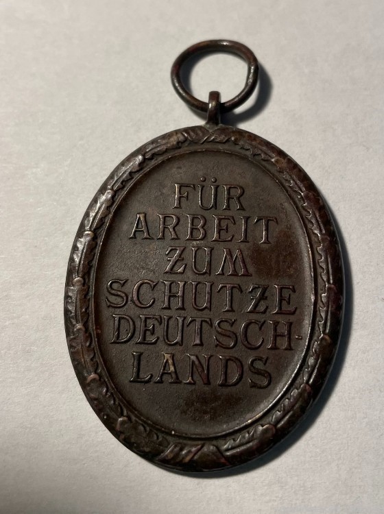  W.W. II. German Eastern Medal, “West Wall” Medal, Complete-img-2
