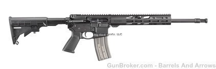 Ruger 8530 AR-556 Semi Auto Rifle, 300 Blackout, 16.1" BBL, MLOK Handguard,-img-0