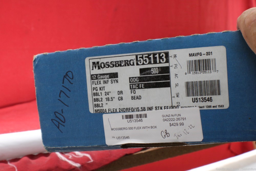 (26791)USED Mossberg 500 12 GA 18.5" and 24" barrel with box-img-33