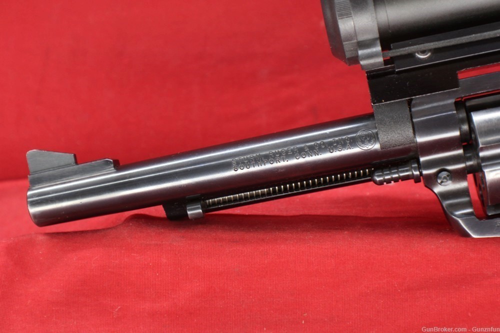 (31976)USED Ruger New Model Blackhawk 357 MAG 6.5" barrel w/ holster, scope-img-9