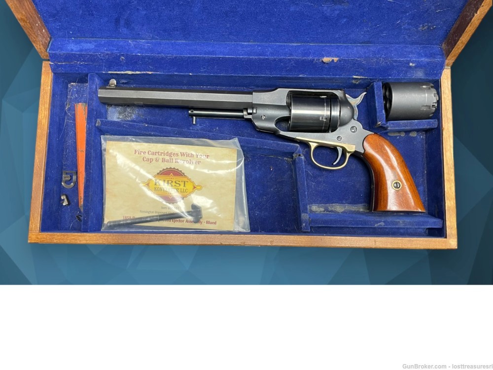 Uberti 1858 .45cowboy Revolver With Case And Black Powder Cylinder-img-27
