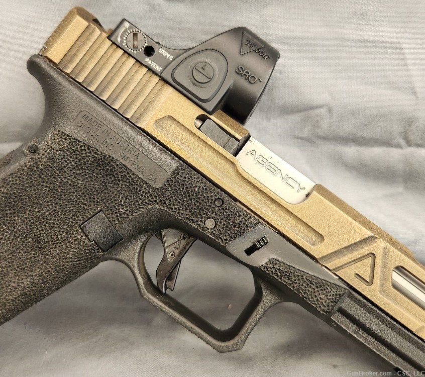 Agency Arms Glock 34 pistol w/ Trijicon SRO -img-2