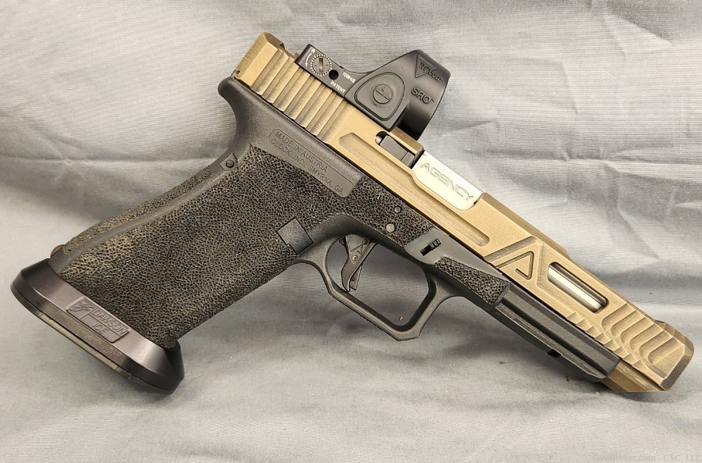 Agency Arms Glock 34 pistol w/ Trijicon SRO -img-0