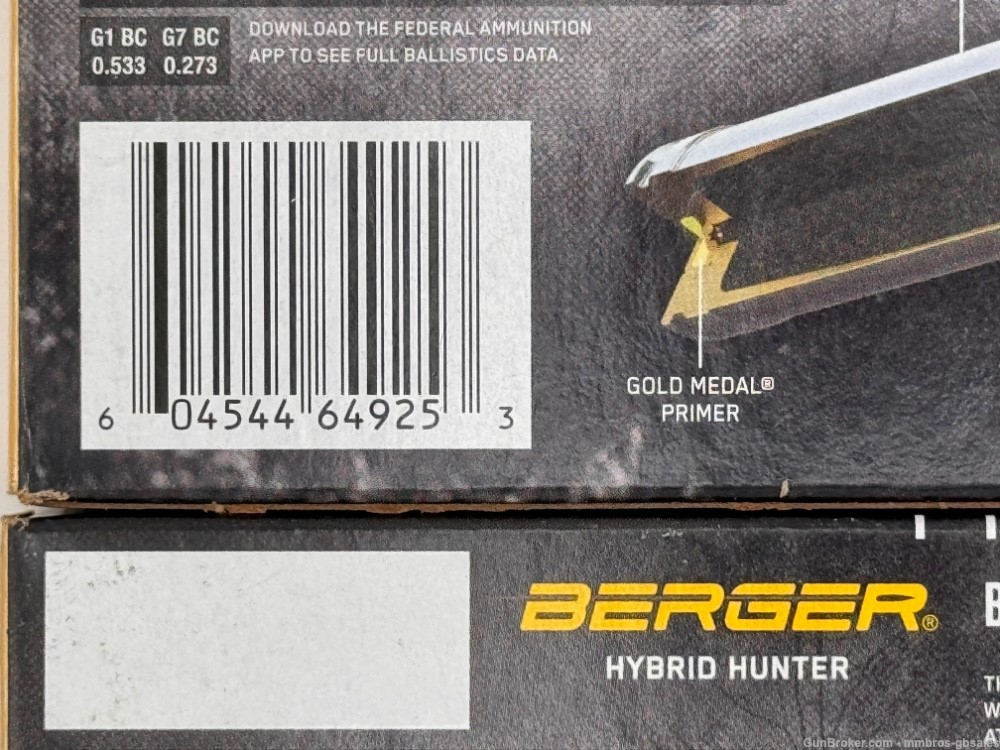 Federal P300WBCH1 Premium Berger Hybrid Hunter 300 WIN, 185 Gr - 40 ROUNDS-img-3